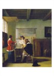 Vermeer van Delft Jan; Bei der Kupplerin , um 1656