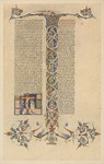 Handschriften; Seite aus einer Lateinischen Bibel
