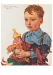 Laserstein Lotte; Junge mit Kasper-Puppe (Wolfgang Karger) , 1933