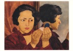 Laserstein Lotte; Russisches Mädchen mit Puderdose , 1928