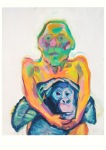 Lassnig Maria; Selbstbildnis mit Affen , 2001