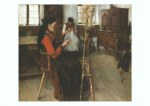 Leibl Wilhelm; Die Spinnerin , 1892