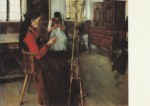 Leibl Wilhelm; Die Spinnerin , 1892