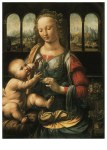 Leonardo da Vinci; Maria mit dem Kinde (mit der Nelke) - um 1473