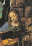 Leonardo da Vinci; Die Madonna in der Felsgrotte (Ausschnitt)