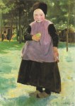 Liebermann Max; Eva (Bauernmädchen) , 1883