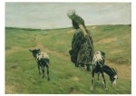 Liebermann Max; Frau mit Geissen in den Dünen , 1890
