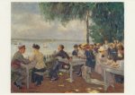 Liebermann Max; Gartenlokal an der Havel, Nikolskoe , 1916