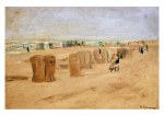 Liebermann Max; Strandbild in Noordwijk , 1908