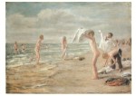 Liebermann Max; Badende Jungen , 1898