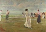 Liebermann Max; Tennisspieler am Meer , 1901