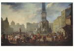 Lingelbach Johannes; Marktszene auf der Piazza Navona in Rom , ca. 1657/58