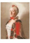 Liotard Jean-Étienne; Bildnis einer Hofdame , ca. 1750 - 1760