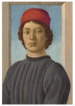 Lippi Filippo; Bildnis eines jungen Mannes , ca. 1480/85