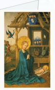 Lochner Stephan; Anbetung des Kindes , 1445
