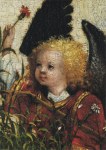 Lochner Stephan; Maria mit dem Kind vor einer Rasenbank (Ausschnitt)