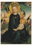 Lochner Stephan; Maria mit Kind vor der Rasenbank , um 1440