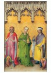 Lochner Stephan; Die Heiligen Markus, Barbara und Lukas