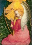 Lochner Stephan; Muttergottes in der Rosenlaube (Detail)