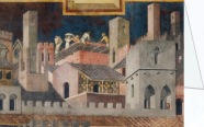 Lorenzetti Ambrogio; Auswirkungen der guten Regierung in der Stadt (Ausschnitt)