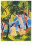 Macke August; Badende