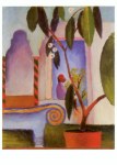 Macke August; Arabian Cafe , 1914