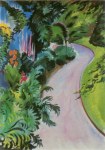 Macke August; Gartenweg , 1912