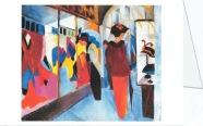 Macke August; Das Modegeschäft , 1913