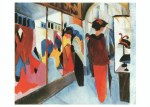 Macke August; Das Modegeschäft , 1913