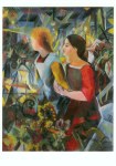 Macke August; Zwei Mädchen , 1913