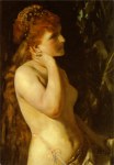 Makart Hans; Das Gehör (Detail)