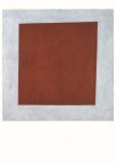Malewitsch Kasimir Sewerinowitsch; Rotes Quadrat (Malerischer Realismus einer Bauernfrau in zwei Dimensionen) , 1915
