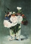 Manet Édouard; Blumen in eine Kristallvase , ca.1882