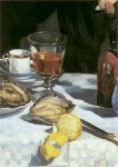 Manet Édouard; Frühstück im Atelier (Detail) , 1868