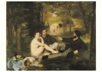 Manet Édouard; Das Frühstück im Grünen , 1863