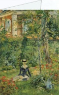 Manet Édouard; Im Garten der Villa Bellevue (Ausschnitt), 1880