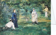 Manet Édouard; Die Krocketpartie , 1873