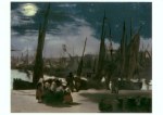Manet Édouard; Mondschein über dem Hafen von Boulogne , 1869