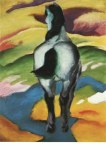 Marc Franz; Blaues Pferd , 1911