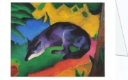 Marc Franz; Fuchs (Blauschwarzer Fuchs) , 1911