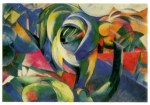 Marc Franz; Der Mandrill , 1913