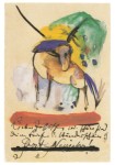 Marc Franz; Pferd , 1914