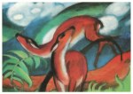 Marc Franz; Rote Rehe II , 1912