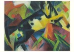 Marc Franz; Springendes Pferd , 1912