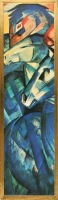 Marc Franz; Der Turm der blauen Pferde (Ausschnitt) , 1913