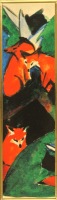 Marc Franz; Vier Füchse (Ausschnitt) , 1913