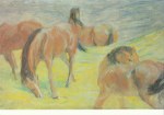 Marc Franz; Weidende Pferde I , 1910