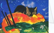 Marc Franz; Zwei Katzen , 1913