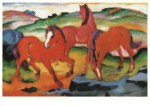 Marc Franz; Die roten Pferde , 1911