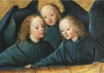 Meister des Marienlebens; Die Verkündigung an Maria (Ausschnitt)